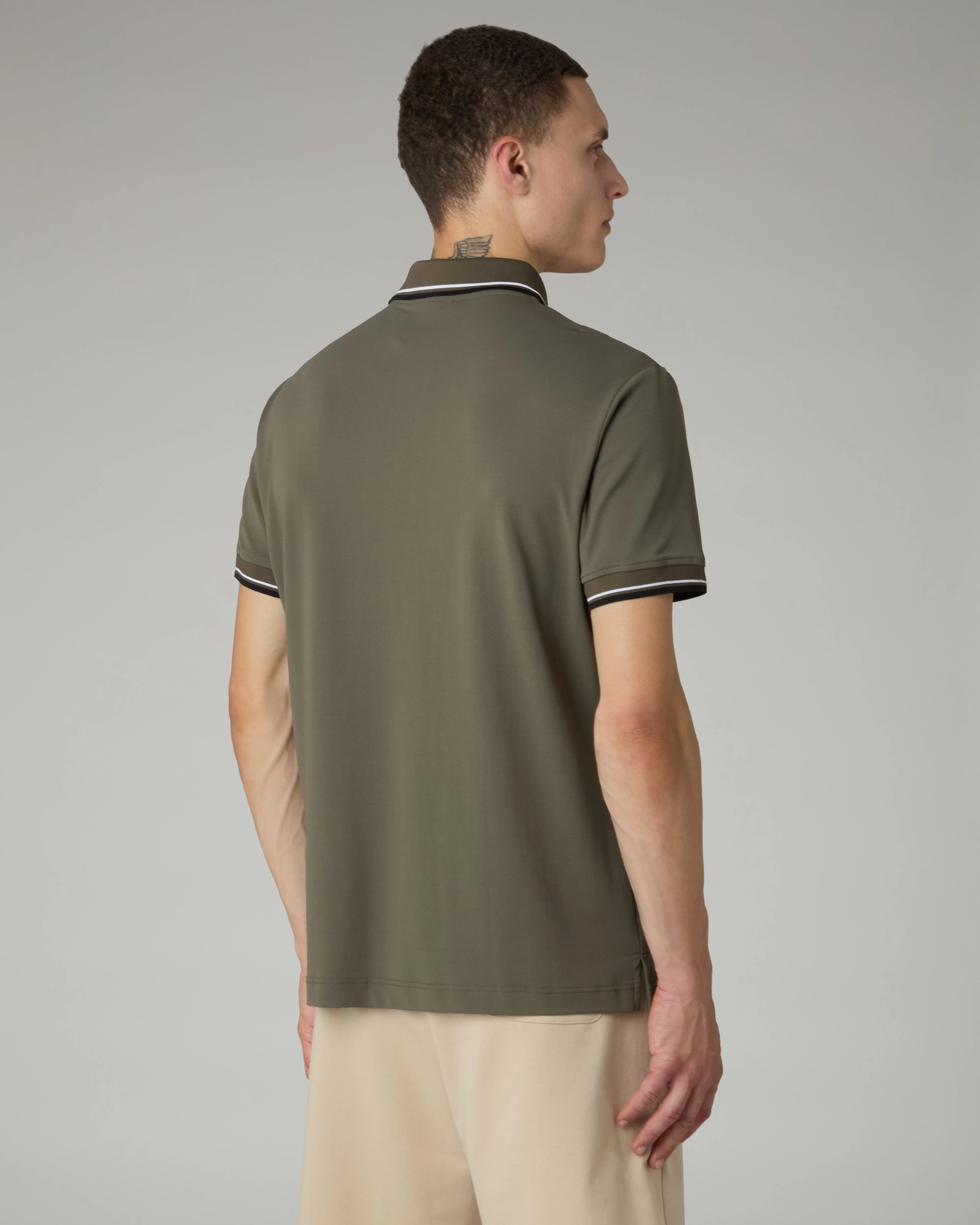 2 Stripes Polo Shirt - Image 3