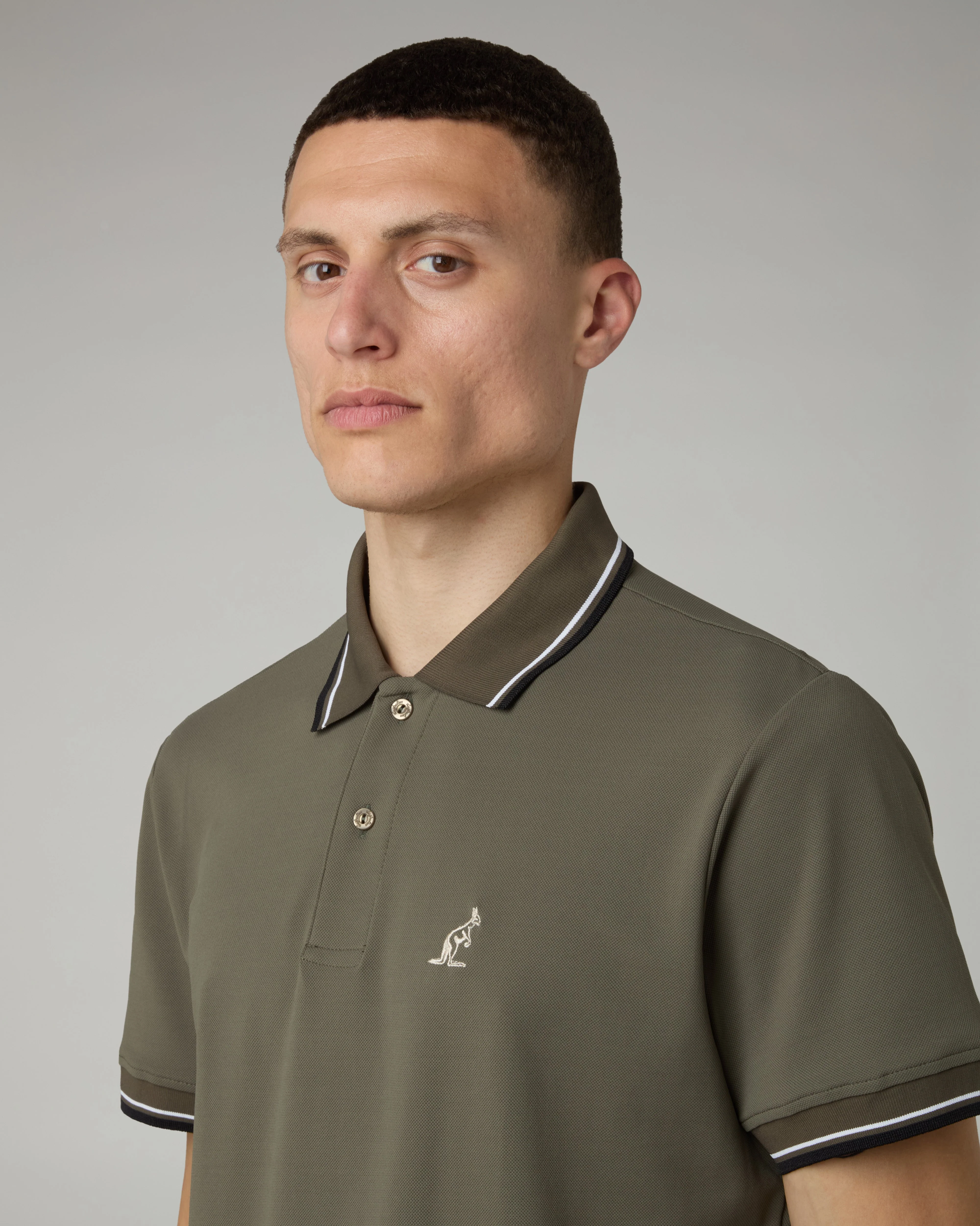 2 Stripes Polo Shirt - Image 4
