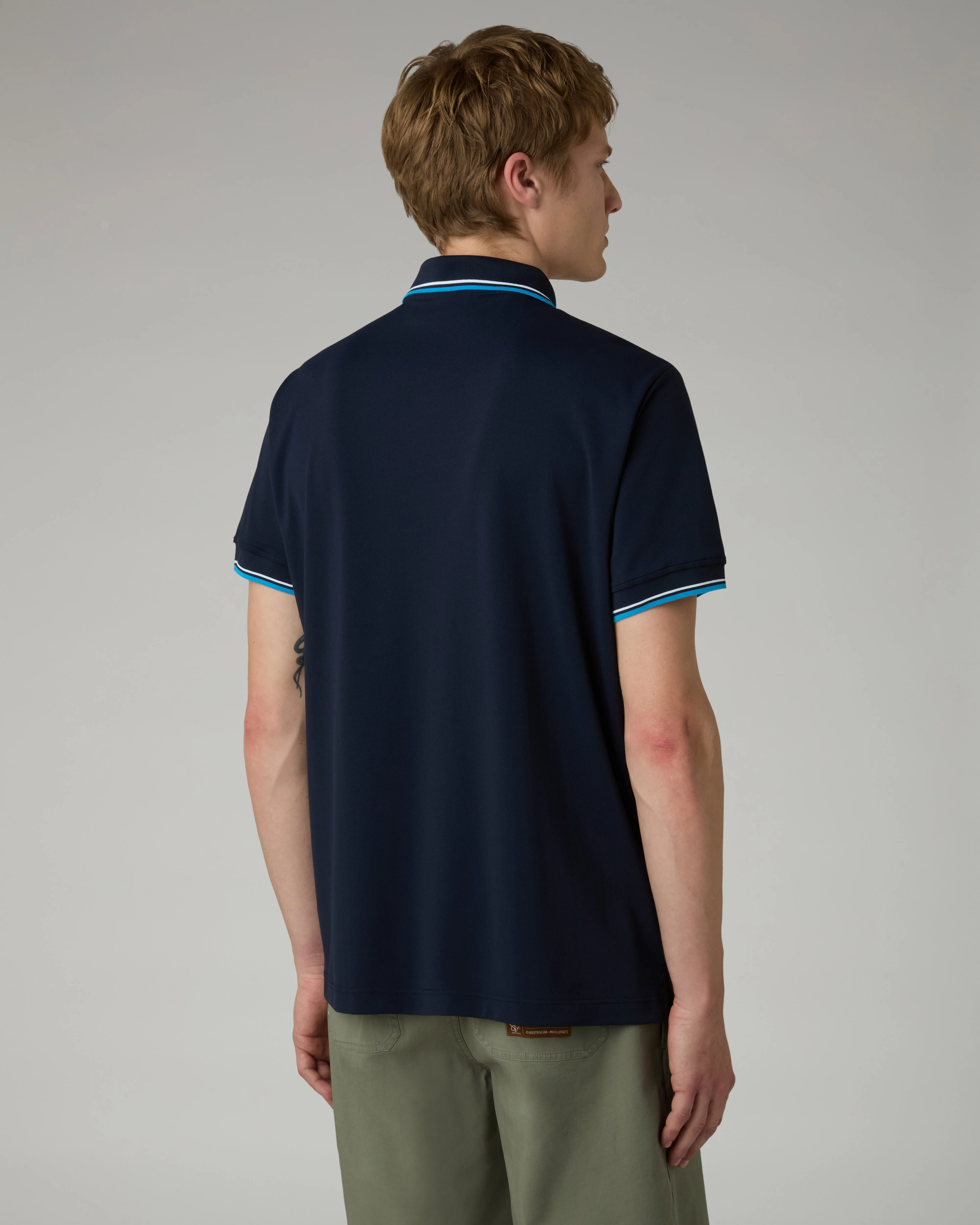 2 Stripes Polo Shirt - Image 3