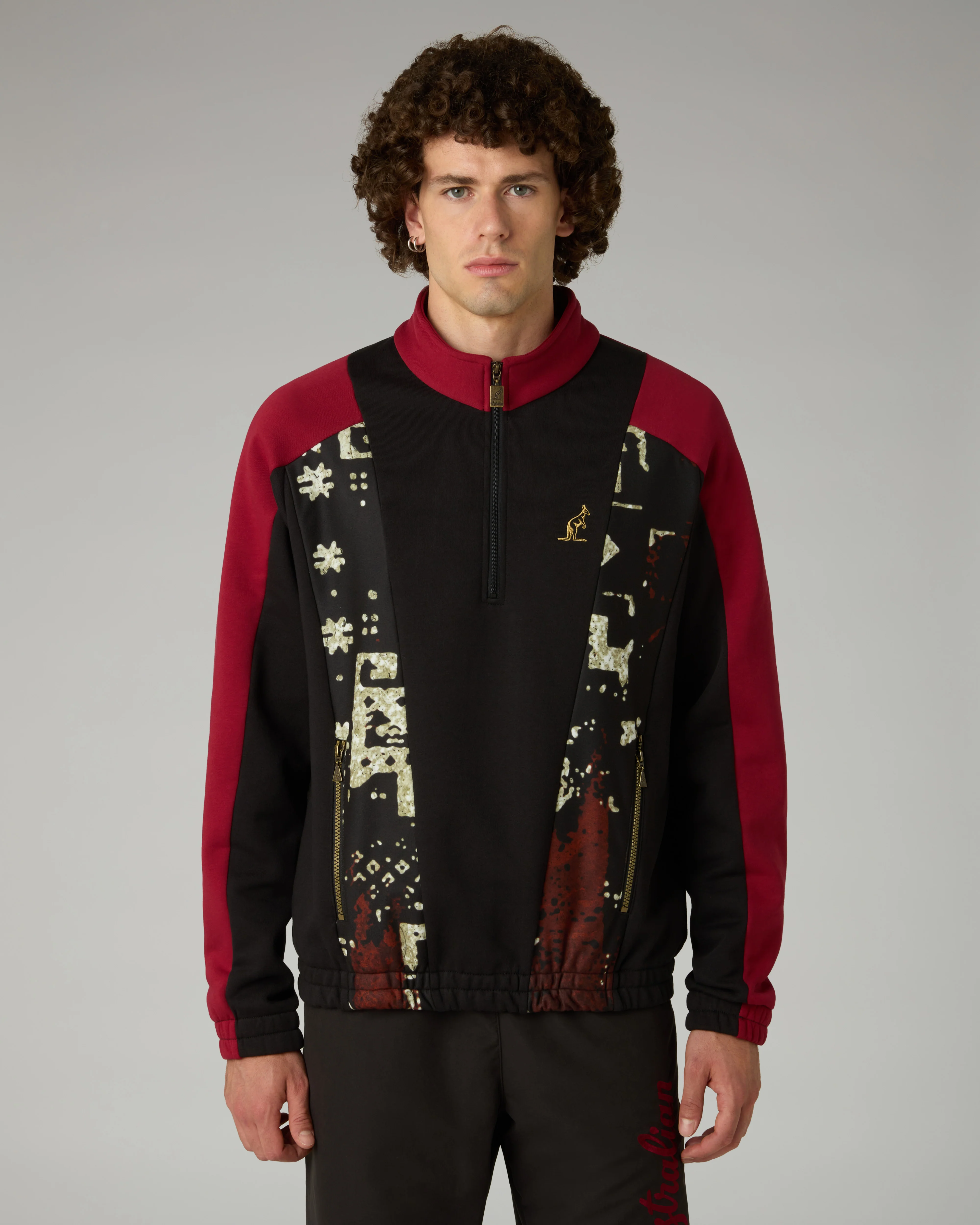 Arak Half-zip Crewneck