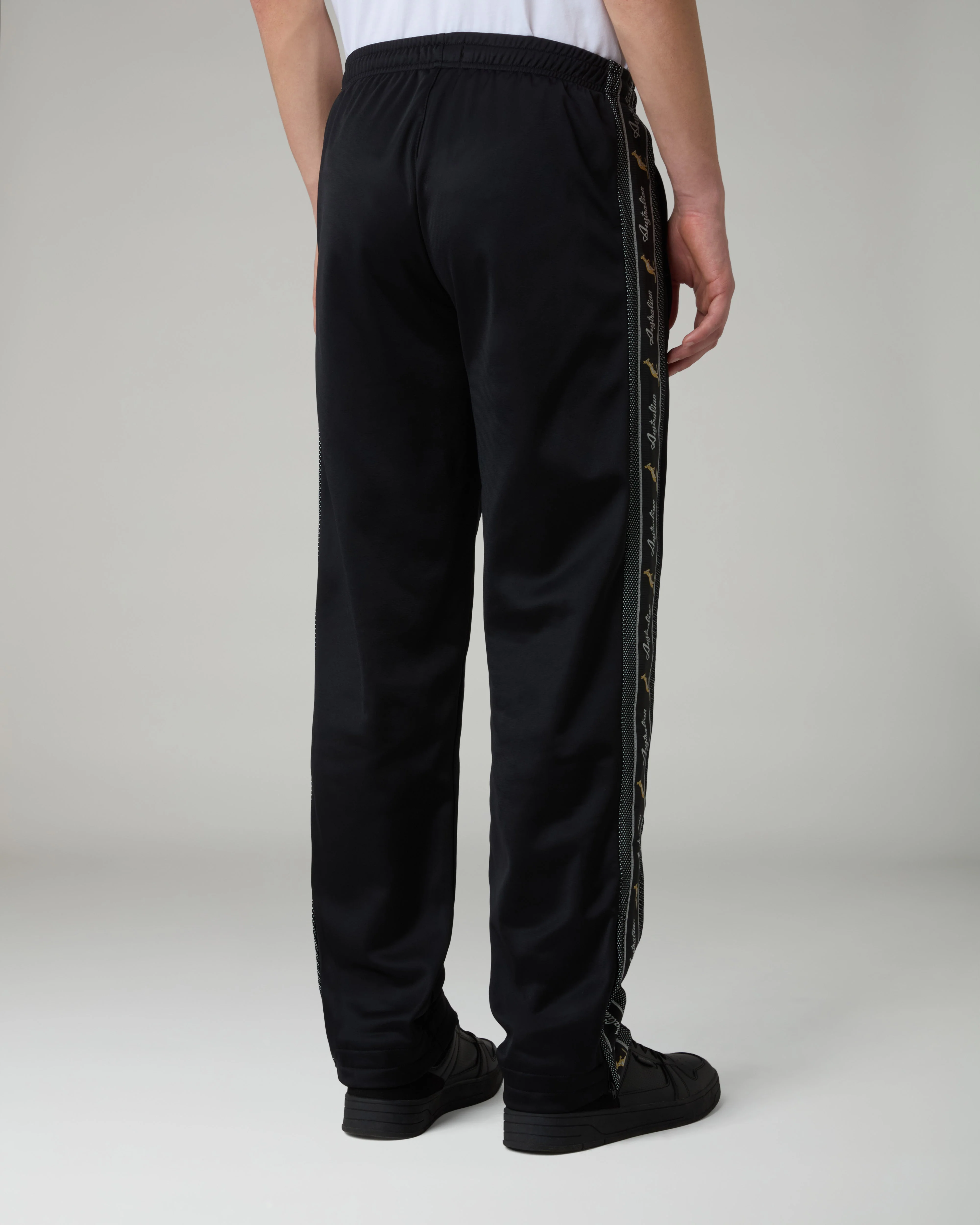 Black Tape Track Pants - Image 3