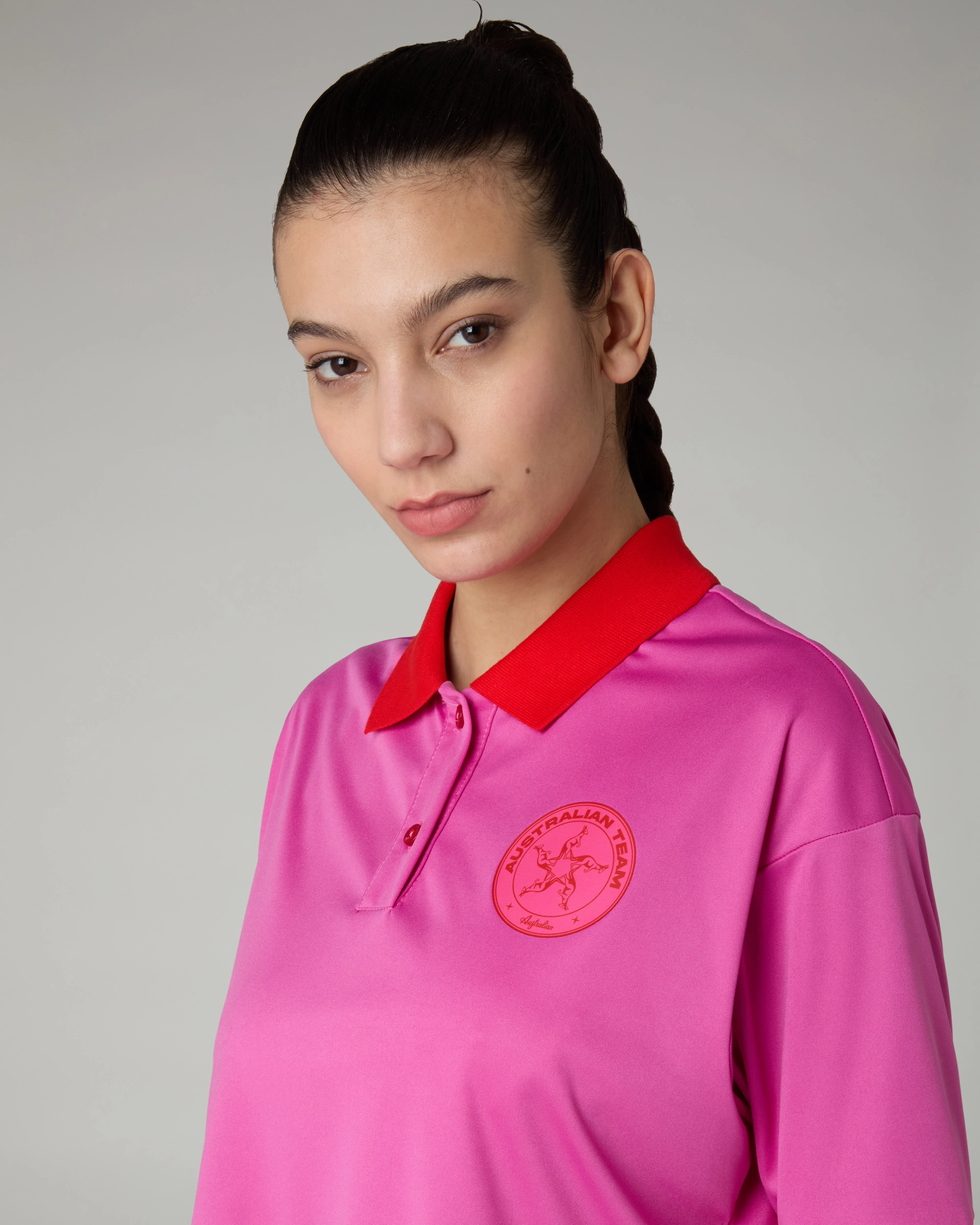 Goran Pink Polo Shirt - Image 4
