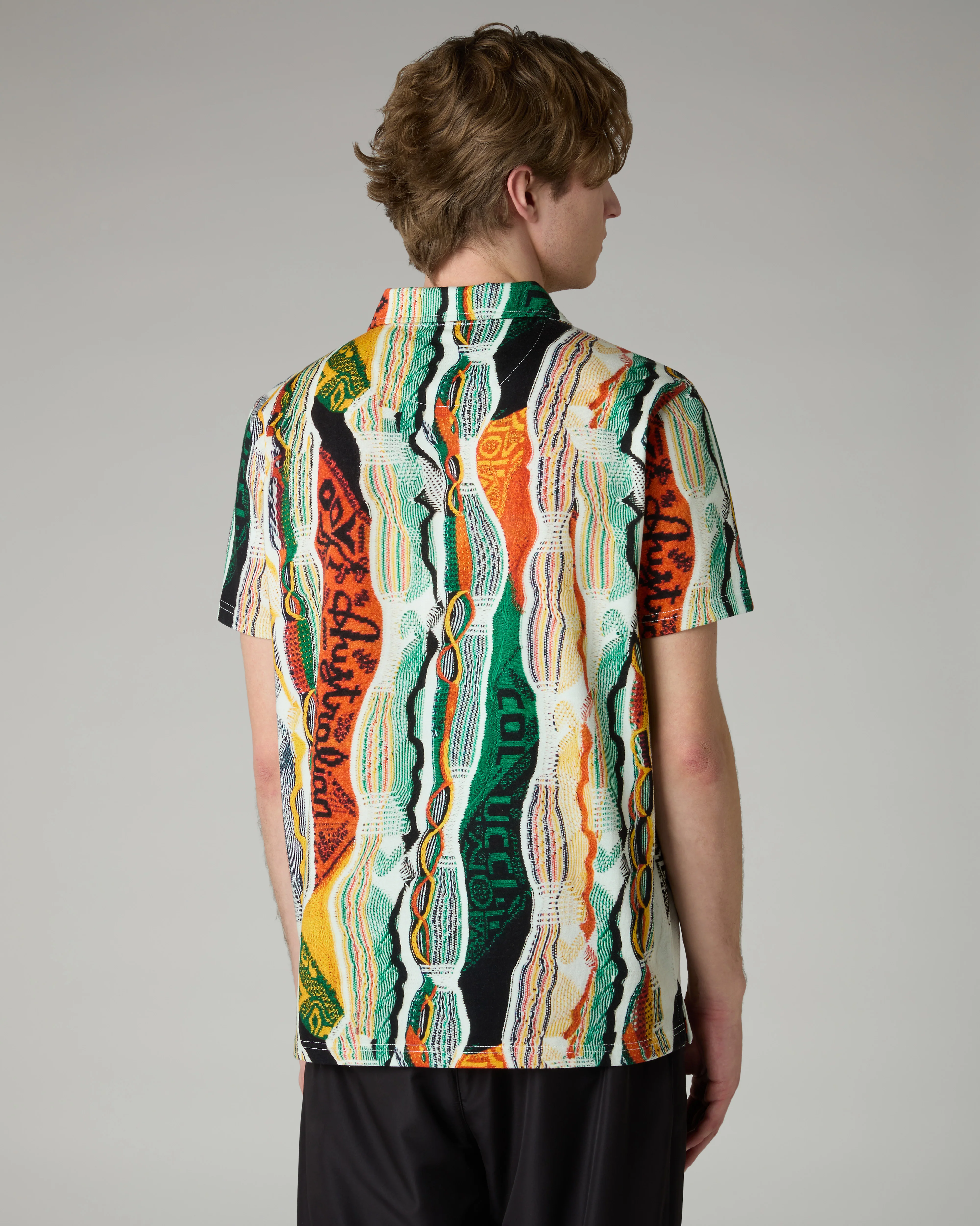 Knit Effect Polo Shirt - Image 3